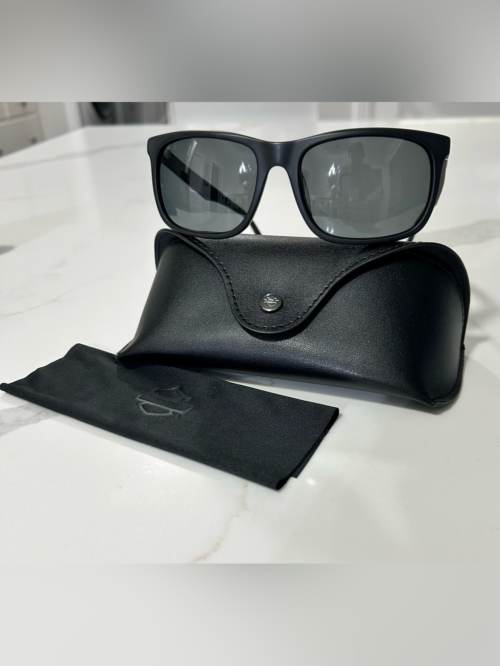 Harley Davidson Sunglasses in Matte black and polarized lenses